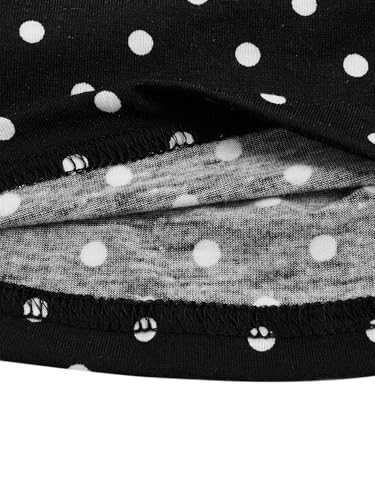 SOLY HUX Women's Y2K Casual Halter Top Tie Back Polka Dots Going Out Crop Tank Tops Sleeveless Streetwear3