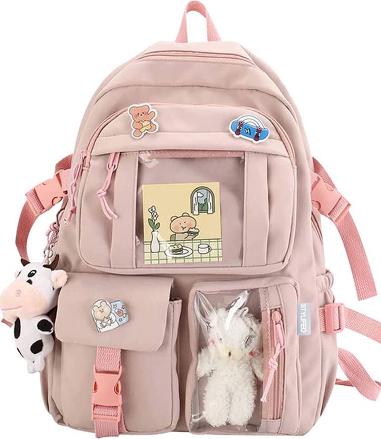 StylifeoKawaii Backpack, Pink, One Size, Cute