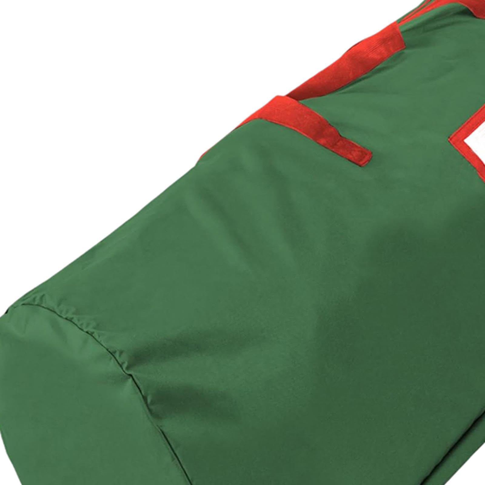 Borsa Portaoggetti per Albero di Natale con Ruote per Riporre in Sicurezza Gli Articoli Natalizi, Verde