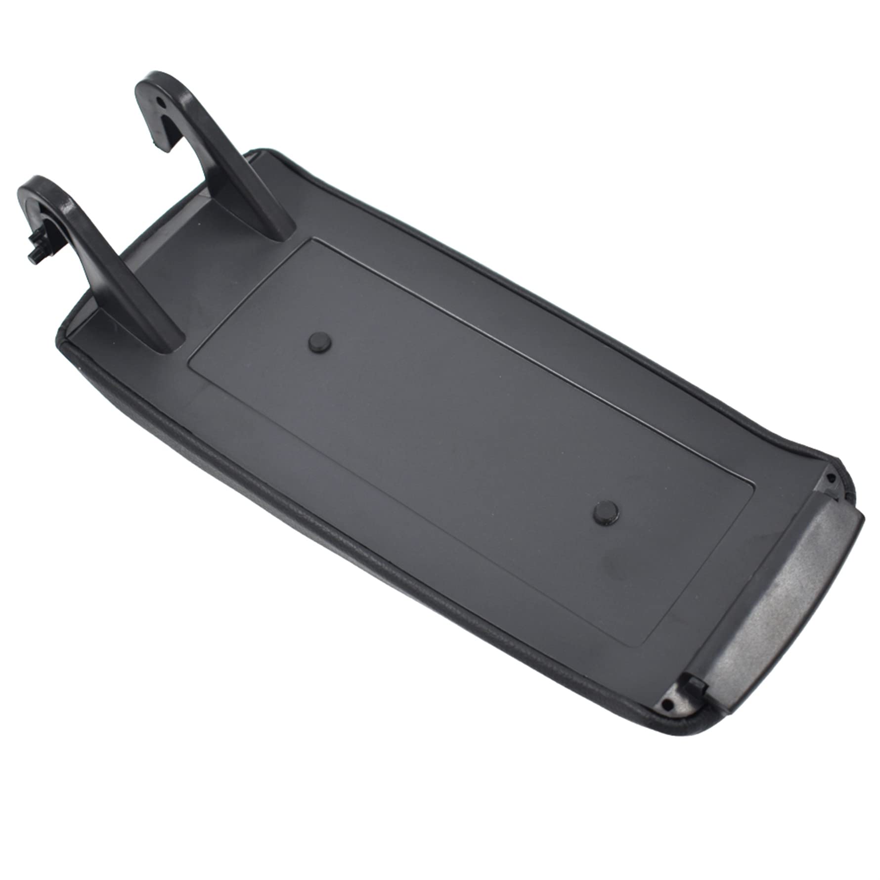 Silscvtt Black Leather Armrest Center Box Console Lid Cover Replacement for 2004-2008 A4 S4 B7