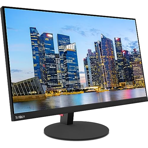 Image of Lenovo ThinkVision T27p 27-inch 3840 x 2160 LED 4K Ultra HD Widescreen LCD Monitor, 2-Pack Bundle with HDMI, DisplayPort, USB Hub, Ethernet, USB-C, Dual Monitor Stand, ThinkPad Universal USB-C Dock