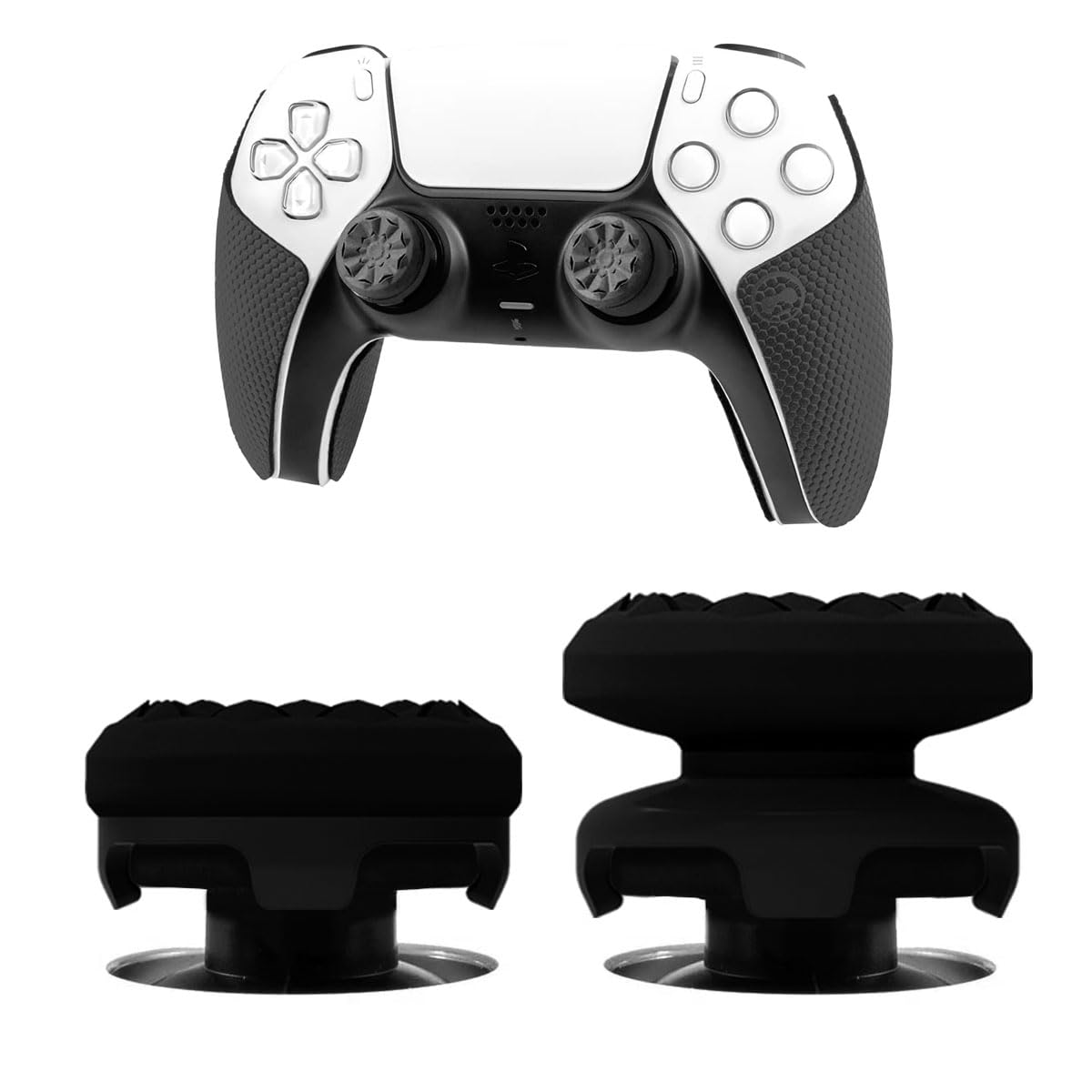 Sponsored Ad – Azonee Galaxy Purple for PlayStation 4 (PS4) and PlayStation 5 (PS5) Performance Thumbsticks, Compatible Controller Grip Performance, Galaxy Themed Thumbstick Covers, 1 High-Rise, 1 Mid-Rise (Black)