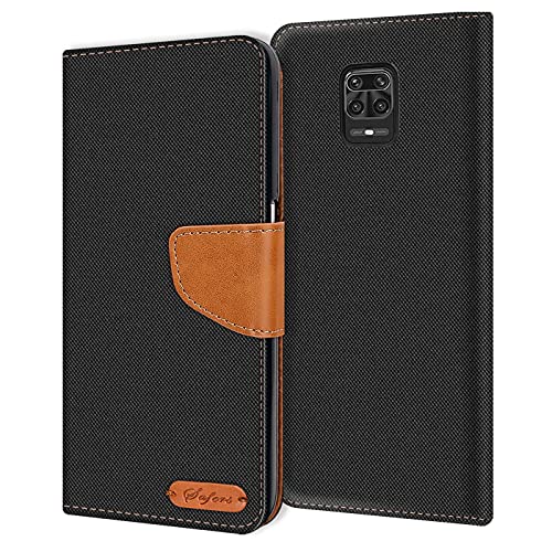 Verco Art Funda de Cuero Xiaomi Redmi Note 9 Pro / 9S, Funda para teléfono móvil para Redmi Note 9 Pro / 9S Funda de Libro...