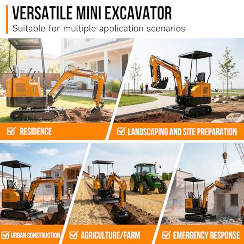 Mini excavator machine