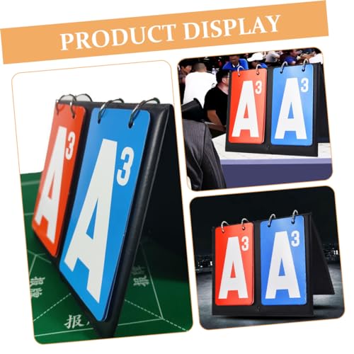 Marcador de Puntuación de Mesa con Volteo para Baloncesto, Béisbol, Tenis y Voleibol miniatura 7