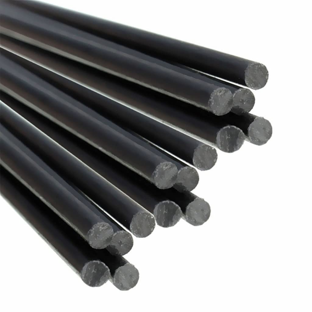 Okrągłe pręty z włókna węglowego 1000 mm do samolotów RC Projekty DIY Rurka z matowym wykończeniem(5pc 3mm X L1000mm)