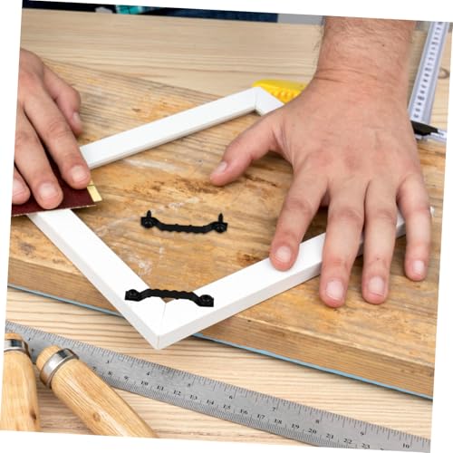 Image of Operitacx 100pcs Metal Frame Hangers Kit Picture Framing Supplies Screw Backing Clips for Wall Art Home Office