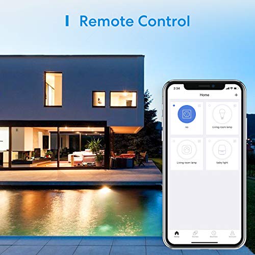 Smart Vintage gloeilamp Meross WLAN gloeilamp dimbare LED-lamp, Smart Edison retrolamp warm wit, compatibel met Alexa… - Afbeelding 5