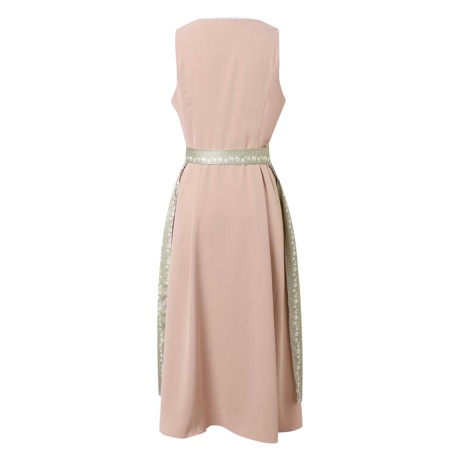 Dirndl Set Damen Komplett Midi Dirndel Trachten Mit Reissverschluss Vorne Knielang Trachtenkleid Dirndlkleid Bluse Lang Dirndlschürzen Grosse Grössen Schürze Kleid Übergröße Oktoberfest