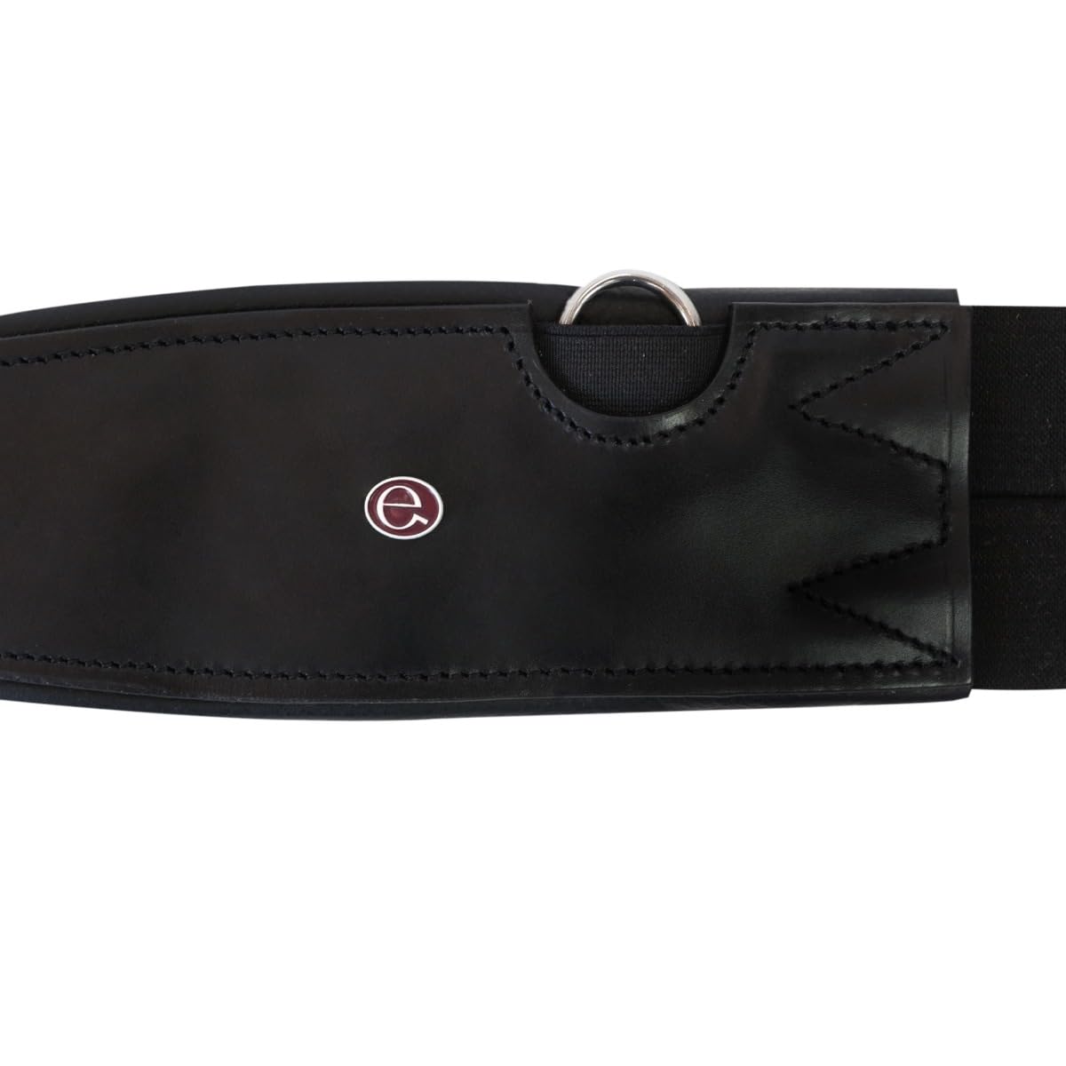 Sottopancia Pararamponi Equityum Butterfly, Protezione Salto Ostacoli, Morbido e Resistente, Facile da Pulire, Ideale per Gare e Allenamenti, Accessori Cavallo (Nero, 135 cm)