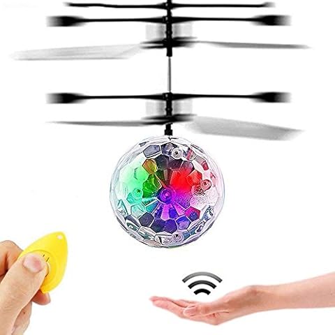 Flying Ball, 2019 Hot New Kids Toys Remote Control Helicopter Mini Drone Magic RC Flying Toys with Shinning LED Lights Fun Gadgets New Toys Gifts for Boys Girls Kids Teenagers Adults (14+ years) Cover