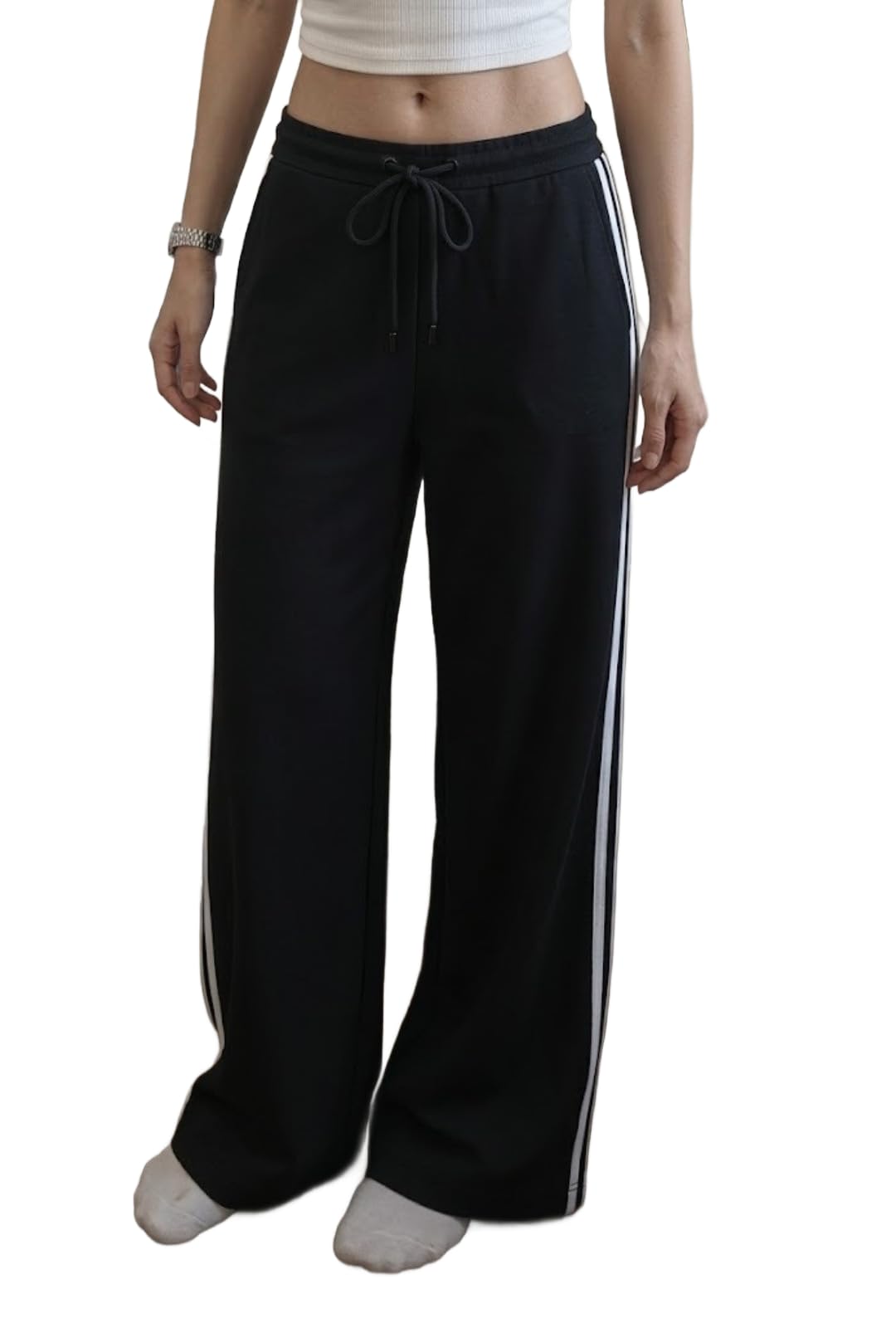 dockstreet Track Pant for Women || Baggy Fit || Track Pants || Full Elastic Jogger Track Pant ||-picture-37
