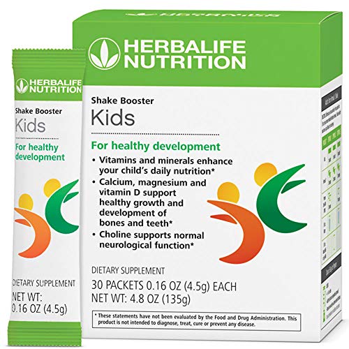 Herbal Kids for Healthy Development 30 Packets with Calcium Magnesium and Vitamin D