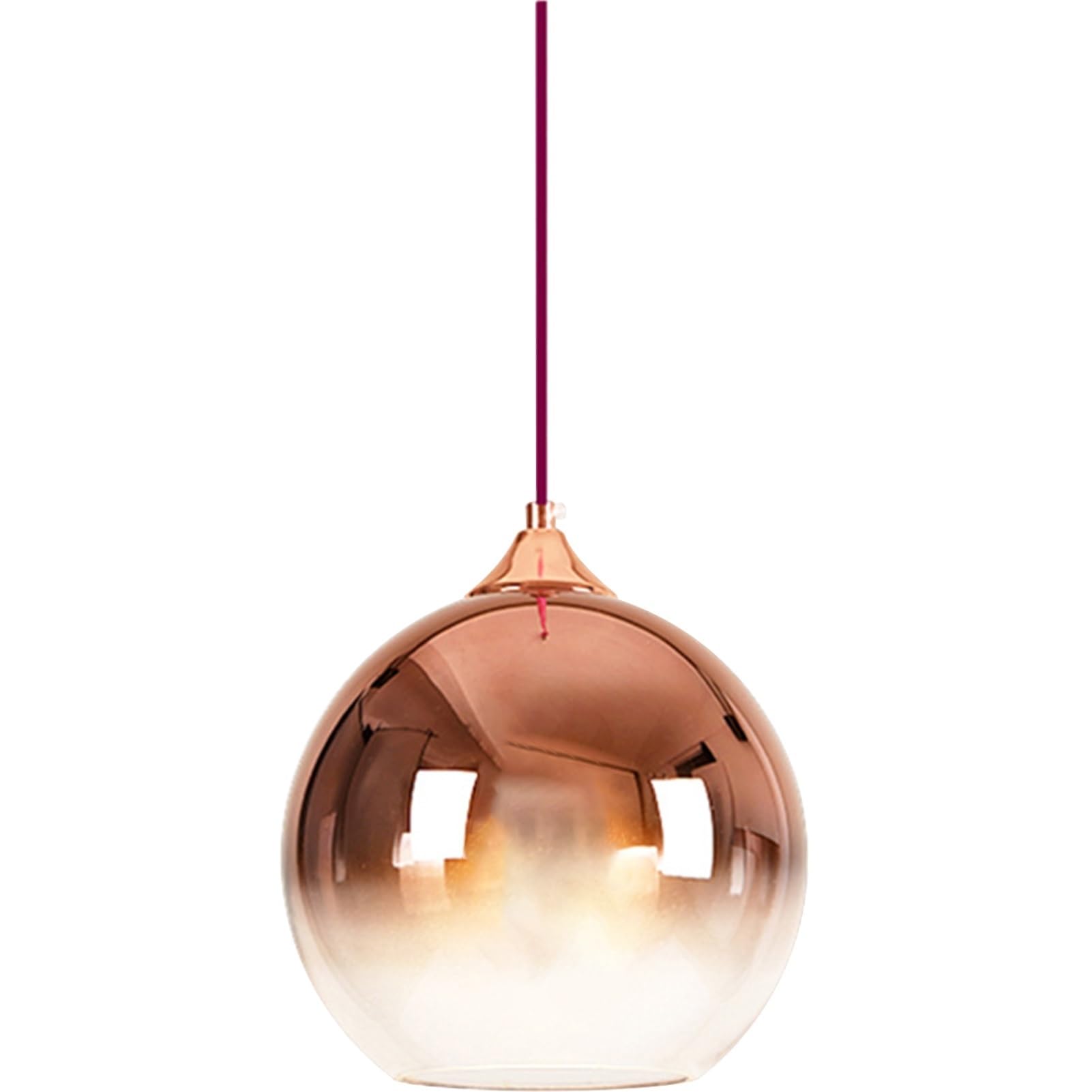 modern battery operated pendant light,battery ceiling light with rechargeable bulbs remote control 9 colors modes dimmable kitchen island bedroom dining room(rose)