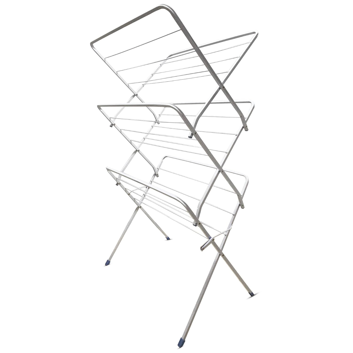 PENG ESSENTIALS AeroDry Cloth Drying Stand -Pre Assembled, Weather Resistant, Foldable, 3-Tier Clothes Drying Rack for Balcony & Indoors with 15 kg Drying Capacity (B0BSFVRB1C) Amazon Price History, Amazon Price Tracker