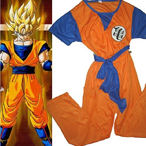 Amazon Co Jp ハロウィン 子供服 ドラゴンボール 悟空服 クリスマス Xmas パーティー サンタ コスプレ衣装wsy3 L ファッション