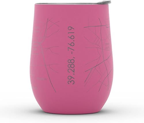 Vista 853 de Well Told Lexington Kentucky Map - Vaso de vino aislado con grabado de mapa de Kentucky, taza de acero inoxidable grabada (12 onzas, verde domingo)