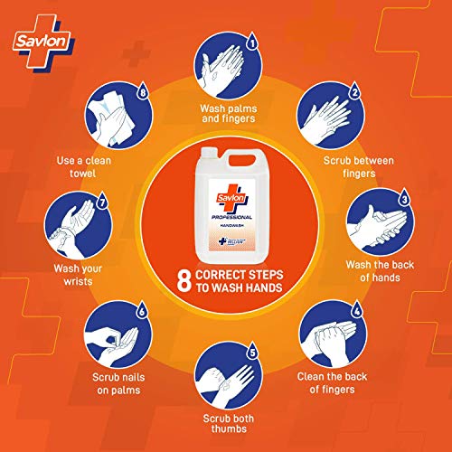 Savlon Professional Germ Protection Liquid Foaming Handwash, 5 L Handwash Refill, 99.9% Germ Protection, Paraben Free, Dermatologically Tested,... - Image 7