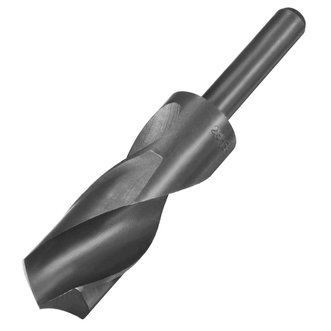 Mèche à queue réduite 29 mm en acier HSS oxyde noir pour percer l'acier sans surchauffe
