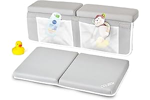 colsen Bath Kneeler & Elbow Rest Pad Set: The Ultimate Bathtub Comfort...