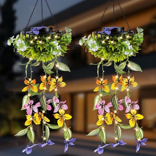 Luces solares colgantes para jardín que transforman tu terraza en un oasis mágico