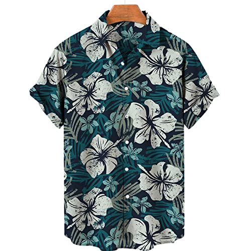 Chemise hawaïenne d'été respirante contre la chaleur, haut de plage décontracté pour hommes