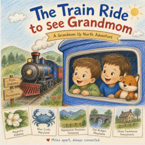 The Train Ride to see Grandmom: A Grandmom Up North Adventure (English Edition)