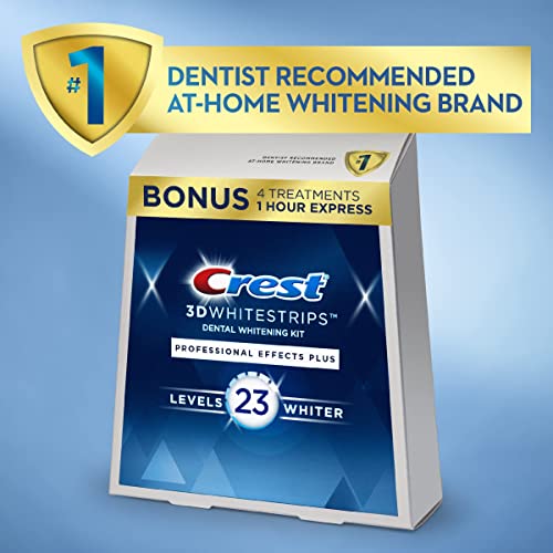 Crest 3D Whitestrips, Professional Effects Plus, Teeth Whitening Strip Kit, 48 Strips (24 Count Pack) #TOP6
