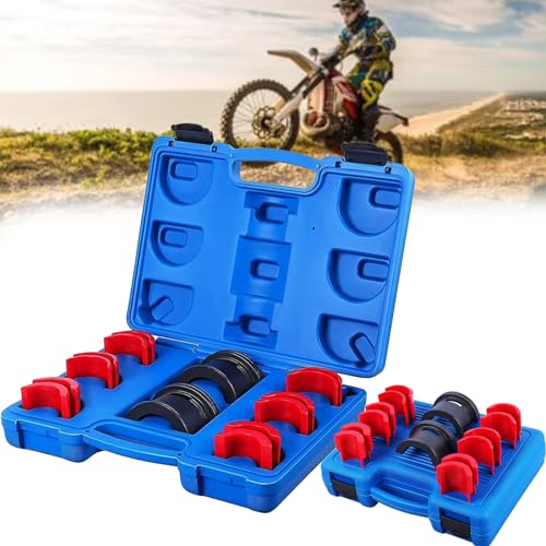 Controlador Sello Horquilla, Herramienta Sellado Horquilla Cambiador Neumáticos Motocicleta Kit Sello Horquilla Acero Al Carbono 35-50mm Universal Para Motocicletas Y Bicicletas