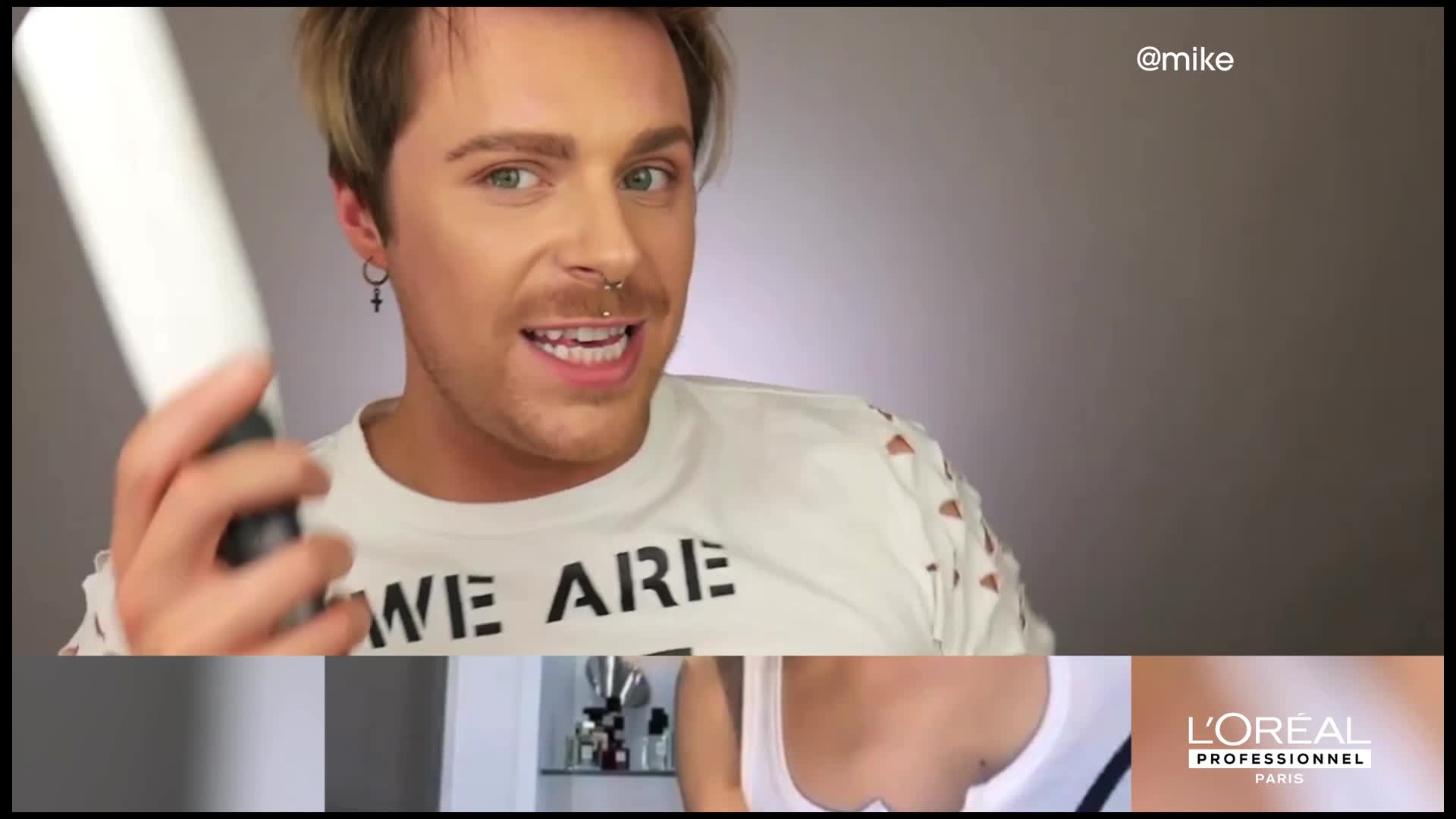 Image of L'OREAL PROFESSIONNEL PARIS Steampod 3.0 Steam Hair Straightener & Styling Tool For All Hair Types, White