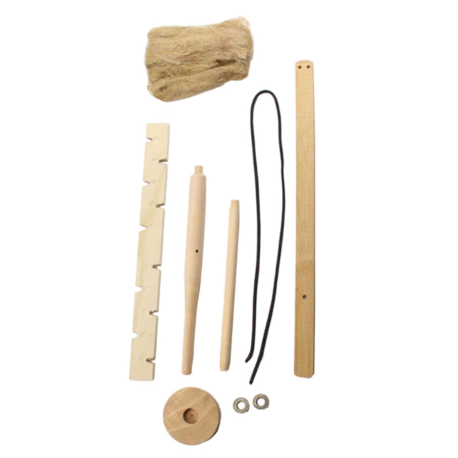 JinGuoZiLP Bow Drill Friction Fire Starter Primitive Wood Outdoor Survival Drilling Tool