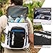 Heytrip Cooler Backpack 54 Cans Insulated Cooler Bag, Keep Freeze for 20 Hours, Waterproof & Leak-Proof Cooler with Multi-Compartments(White)