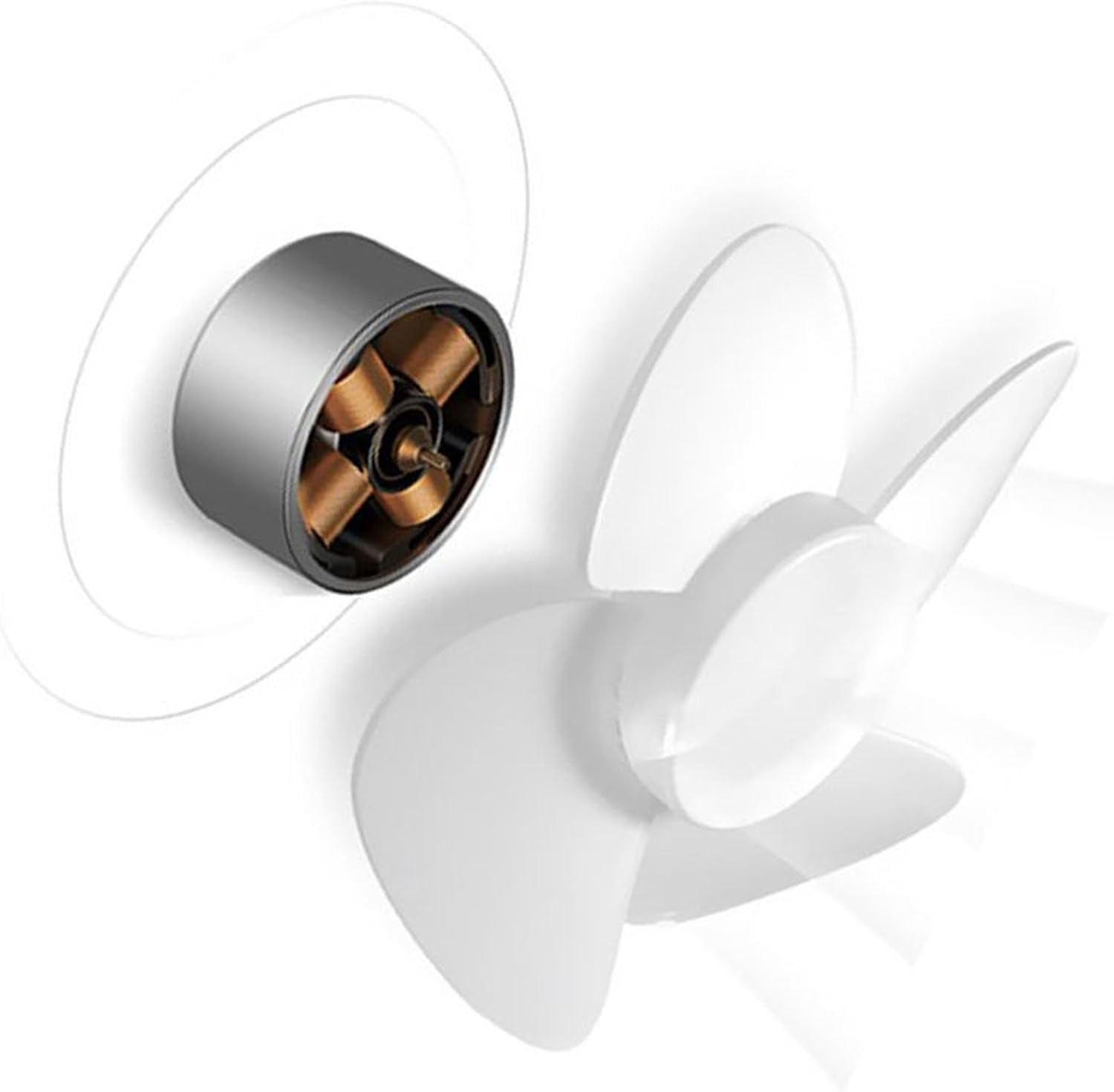 Small Handheld Fan with 3 Speed and USB Rechargeable Fan Battery Operate 300mAh for Outdoor Indoor Office Travel