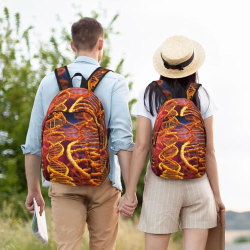 Sac à dos de voyage chaîne ADN avec impression photo EdWal mixte