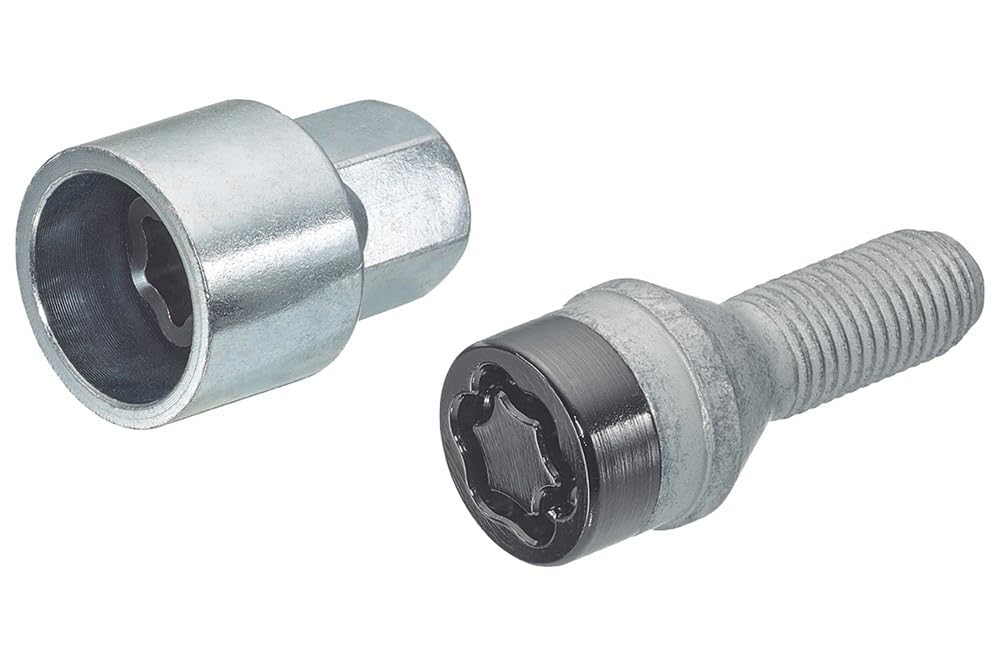 McGard Set de boulons anti-vol M14x1.50 Noir - Conique - Longueur 29mm (17mm tête)