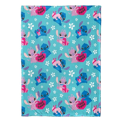 Northwest Lilo and Stitch Silk Touch Throw Blanket, 50' x 70', Tropical True Love