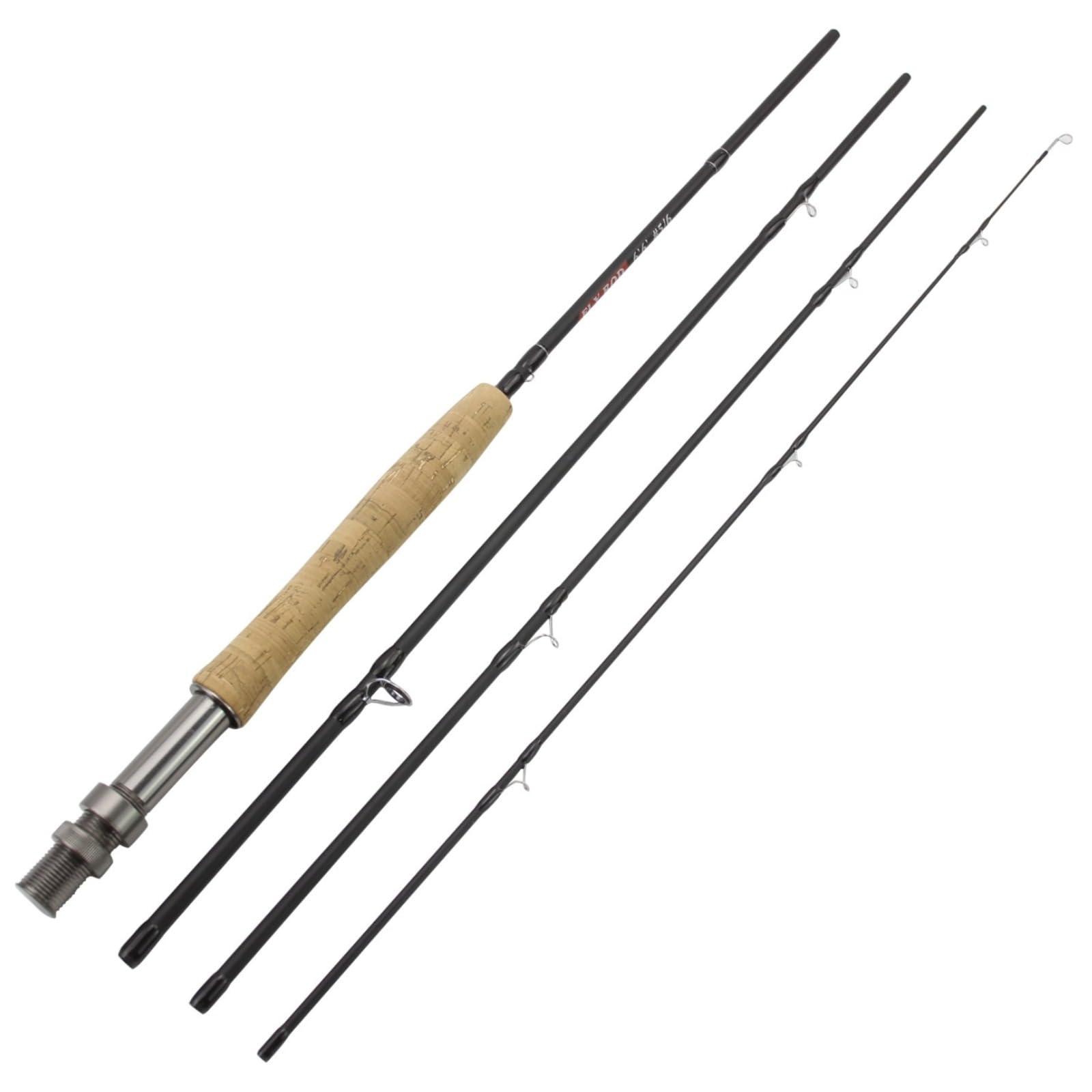 Fly Fishing Rod 8Wt, 9 Ft Carbon Fiber, Im7 Quality, 4-Piece Fast Action, Lightweight, Portable for Saltwater