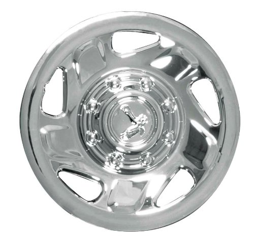 CCI IWC134-16C 16 Inch Clip On Chrome Finish Hubcaps - Pack of 4