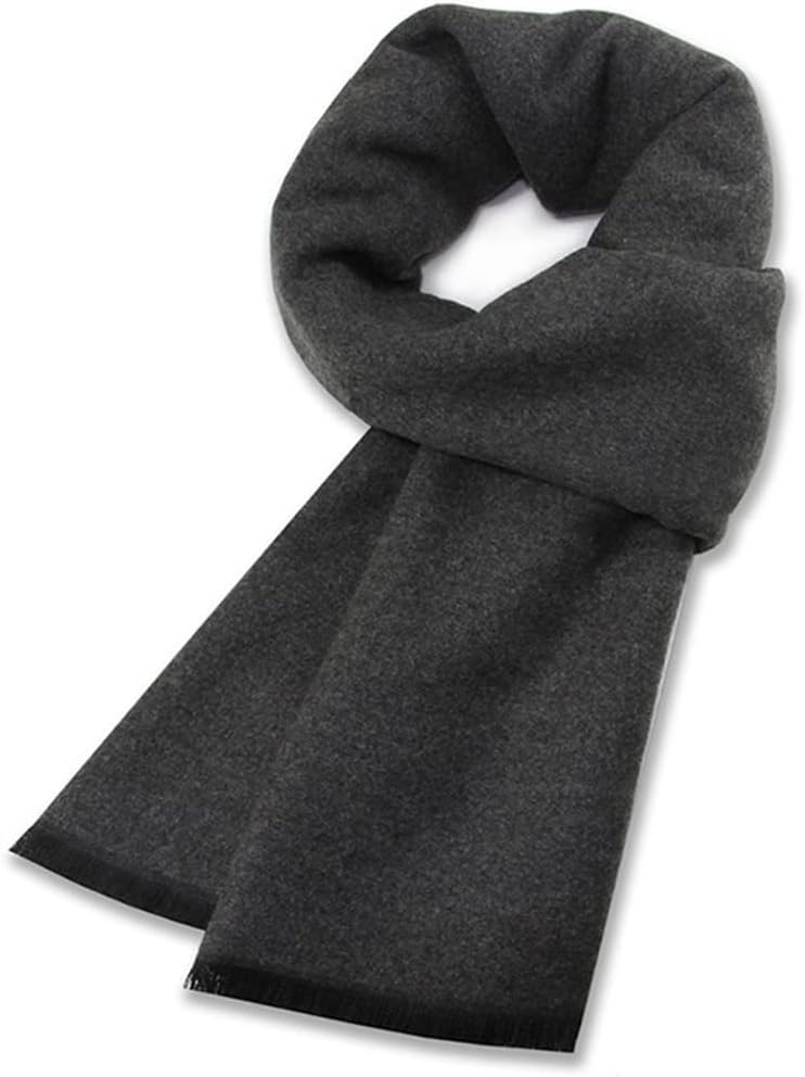 1pcs Men's Scarf Winter Men's and Women's Scarf Fashion Wild Warm Scarf Men's Scarf(D)
