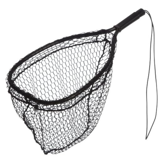 Ed Cumings Inc B-135 Ed Cumings Fish Saver Landing Net (Black, 14-Inch x 11-Inch Bow x 19 1/2-Inch Overall Length x 12-Inch Depth)