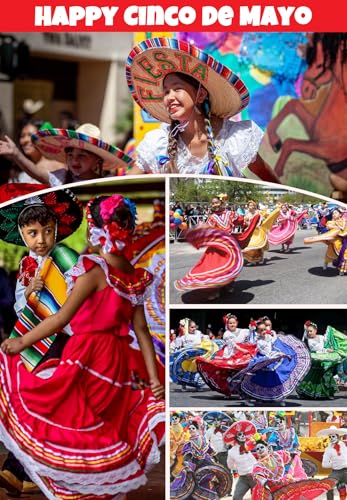 Zando Mexican Dress for Girls Cinco de Mayo Girls Mexican Dress Flamenco Dance Kids4