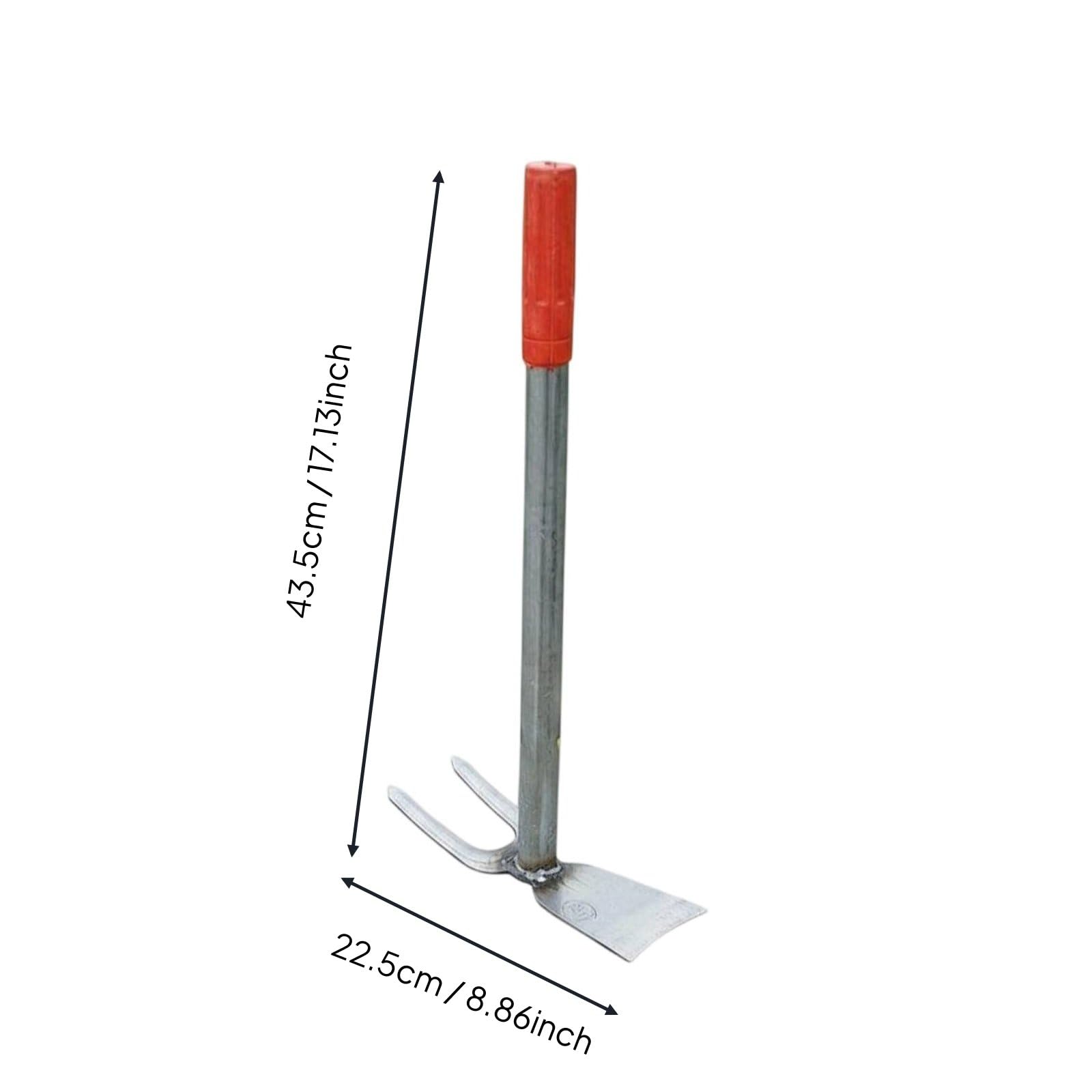 Binette pour Enfants Binette Houe Sarcloir Cultivateur en Acier au Manganèse Manche Antidérapant Joint Soudé Renforcé Désherbage Rapide Terrasse , Color to 3