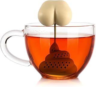 Poop Tea Infuser Cute Tea Infuser, Tea Diffuser Tea Strainer Tea Accessories, for Loose Leaf Tea, Lovely Gift Ideal Couple...