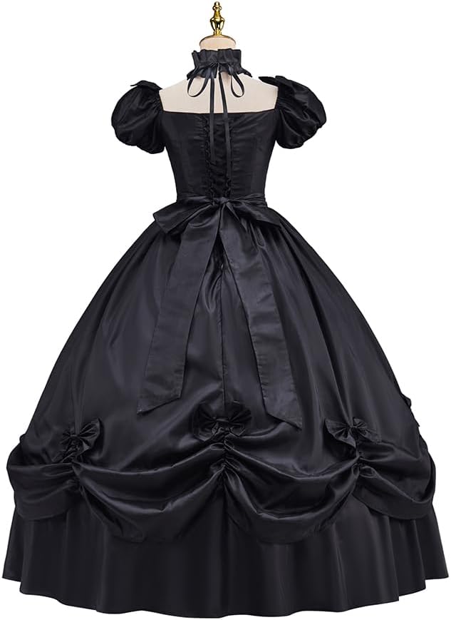 Gothic Southern Belle Victorian Dress Marie Antoinette Wedding Dress Ball Gown Rococo Masquerade Prom Dress - Image 5