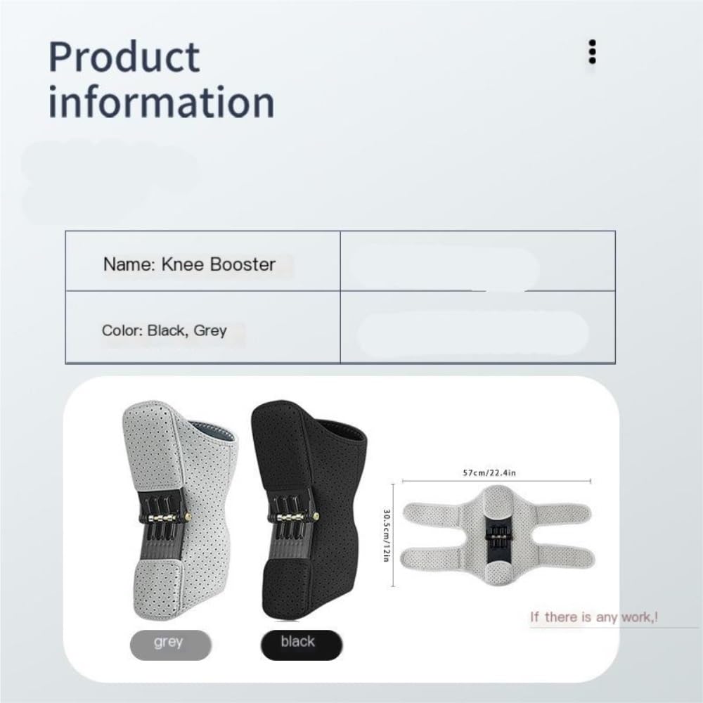 Egzoszkieletowy Stabilizator Kolana, Oddychający, Z Odbojem Sprężynowym, Podnoszący Dla Dorosłych, Seniorów, Pieszych Wędrówek, Chodzenia Po Schodach, łagodzący Bóle Stawów Ash