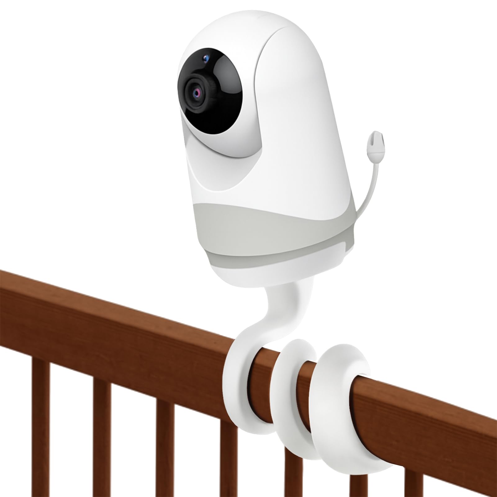 Hello Baby Monitor Stand, Babysense Camera Mount, Flexible Tapo Camera Mount, Flexible Twist Holder for Babysense Video Baby Monitor, Adjustable Tapo Mounts for Security Cams and Infant Monitors