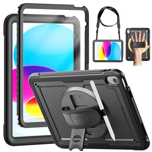 KAIJIAbox Case for iPad (A16) 11th/10th Generation 2025/2022 (11' /10.9 Inch), Full-Body Shockproof...