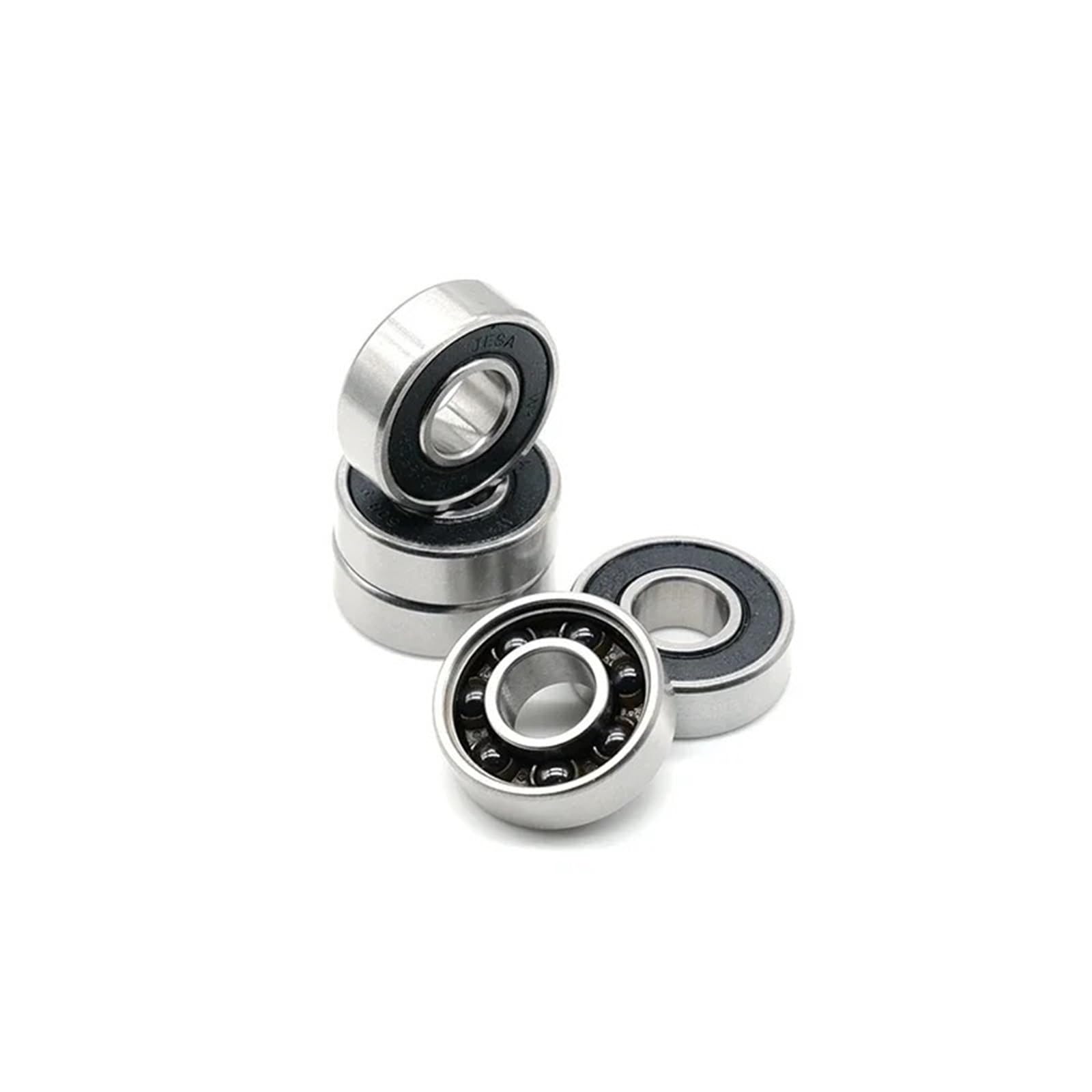 Rodamiento de bolas de cerámica híbrido de acero inoxidable 440c S609-2RS, 9 x 24 x 7 mm, 609 S609-2RS, 2 unidades