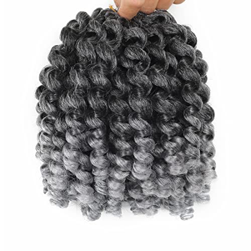 Crochet Braids Hair 8 Inch Jamaican Wand Curl...