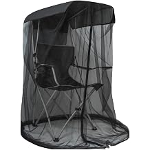 Mosquito Net for Outdoor Fishing Canopy Chair- 63" H Waterproof Roof with Zipper Opening, Ideal for Camping